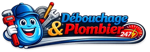 Debouchage Ath 247 logo plombier urgence - Débouchage canalisation WC éviers intervention rapide 24h/7j Ath Belgique